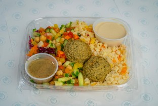 Cauli-Rice Falafel Bowl