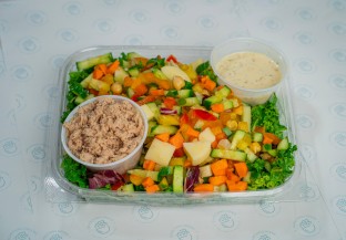 Kale Tuna Chopped Salad