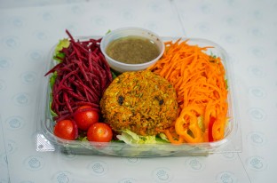 Romo Veg Burger Salad