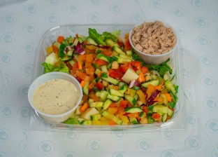 Tuna Romaine Chopped Salad