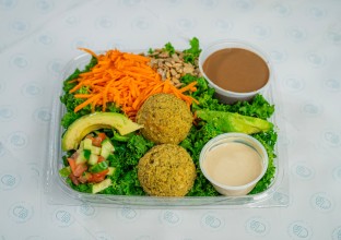 Kale Falafel Salad