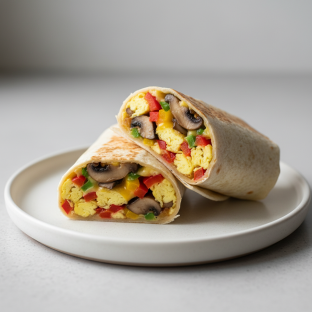 Burrito: Egg, Veggies & Cheese Burrito: Egg, Veggies & Cheese