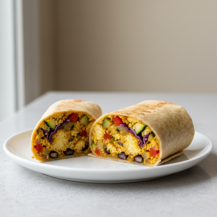 Burrito: Tofu & Veggies Burrito: Tofu & Veggies