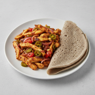 Doro TIBS with Injera