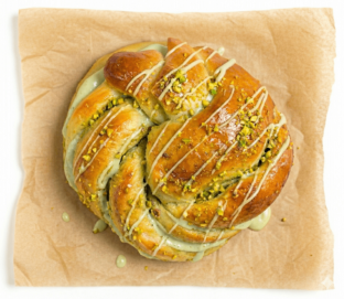 Pistachio Cream Babka Roll