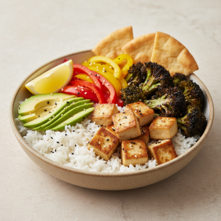 Asian Tofu Bowl Asian Tofu Bowl