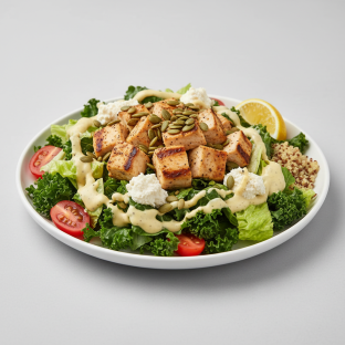 Kale Caesar Salad with Chicken Kale Caesar Salad with Chicken