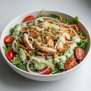 Green Goddess Salad Bowl with Chicken Green Goddess Salad Bowl with Chicken