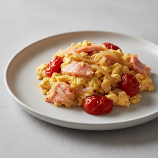 Smoked Salmon Scramble