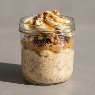 Pb Banana Overnight Oats