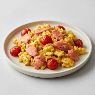 Smoked Salmon Scramble