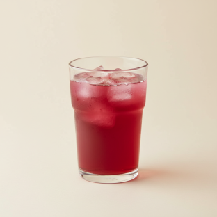 Hibiscus Pomegranate Iced Tea