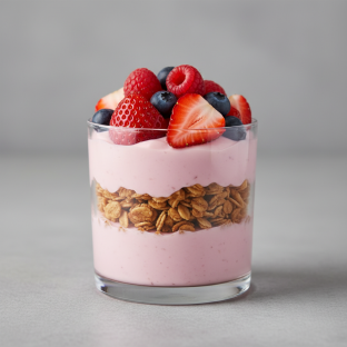 Homemade Granola & Strawberry Yogurt Parfait