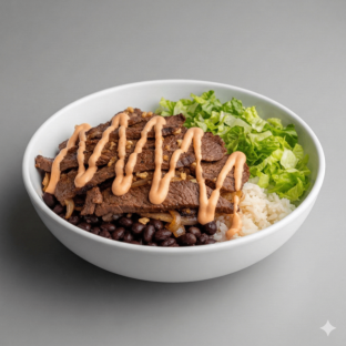 Bistec Burrito Bowl (No Pico)