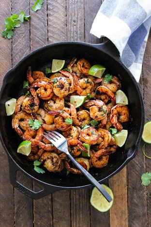 Side - Cilantro-Lime Honey Grilled Shrimp