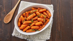 Roasted French Peeled Baby Carrots