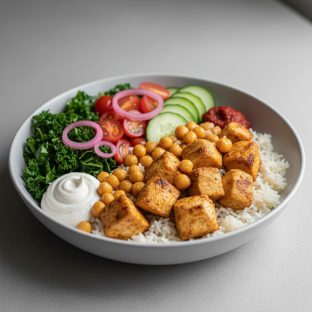 Chicken Souvlaki Mediterranean Bowl Chicken Souvlaki Mediterranean Bowl