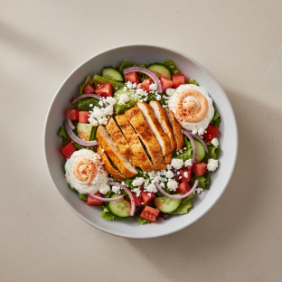 Chicken Gyro Salad Bowl Chicken Gyro Salad Bowl