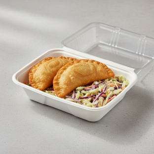 Empanada Domino With Coleslaw Boxed Meal