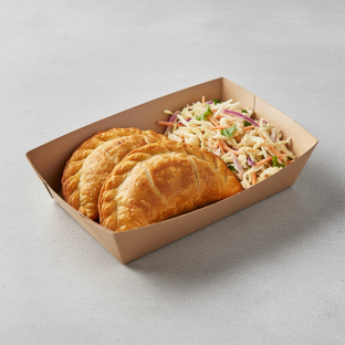 Empanada De Carne Asada With Coleslaw Boxed Meal
