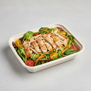 House Salad with Shredded Chicken Boxed Meal