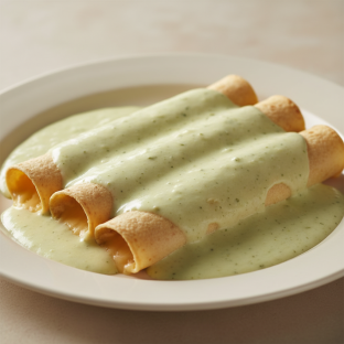 Cheese Enchiladas With Suiza Sauce