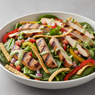 Fiesta Salad With Grilled Chicken