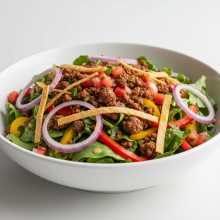 Fiesta Salad With Impossible Meat
