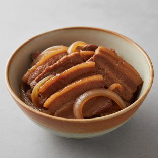 Japanese Soy Braised Beef Belly