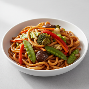Veggie Stir Fried Udon