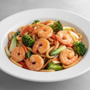 Shrimp Stir Fried Udon