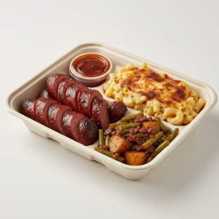 Sausage With Green Beans Boxed Meal Sausage With Green Beans Boxed Meal