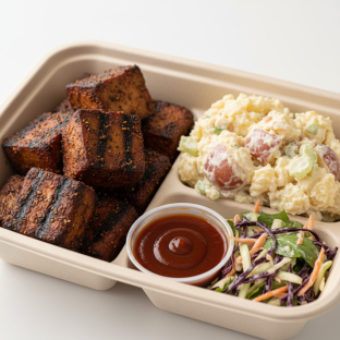 Tofu With Potato Salad Boxed Meal (vegetarian) Tofu With Potato Salad Boxed Meal (vegetarian)