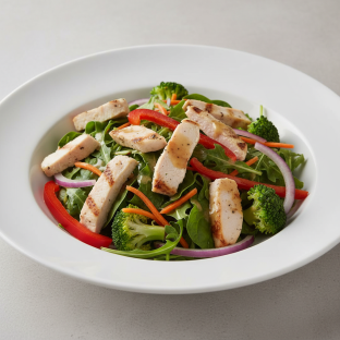 Green Salad With Chicken Green Salad With Chicken