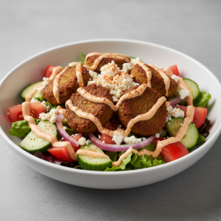 Falafel Gyro Salad Bowl