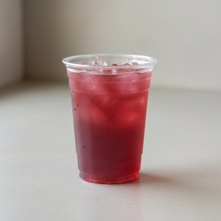 Raspberry Hibiscus Iced Tea