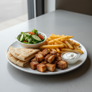 Pork Belly Gyro Plate with Fries