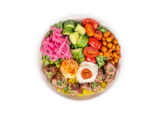 Beef Souvlaki Mediterranean Bowl