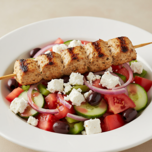 Greek Salad with Chicken