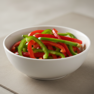 Green and Red Bell Peppers Green and Red Bell Peppers