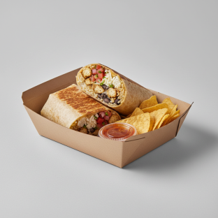 Tofu Burrito Budget Box (Vegetarian) Tofu Burrito Budget Box (Vegetarian)