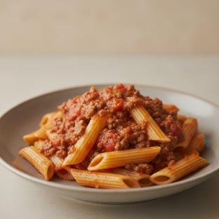 Meat Sauce Penne Meat Sauce Penne