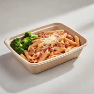 Penne a la Vodka with Italian Sausage Boxed Meal Penne a la Vodka with Italian Sausage Boxed Meal