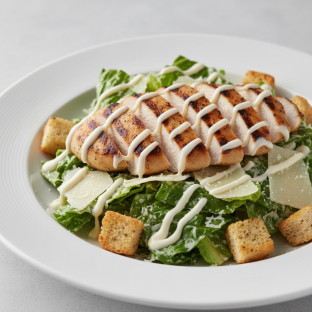 Caesar Salad with Grilled Chicken Caesar Salad with Grilled Chicken