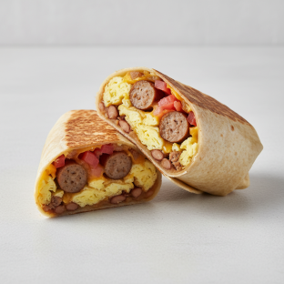 Sausage Breakfast Burrito
