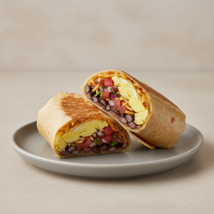 Egg and Cheese Breakfast Burrito