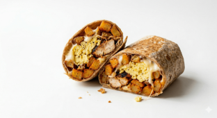 Chicken Breakfast Burrito
