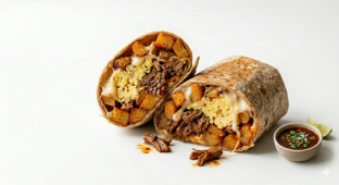 Beef Birria Breakfast Burrito
