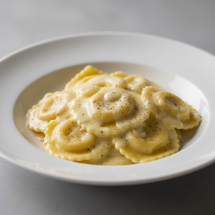 Cheese Ravioli With Alfredo