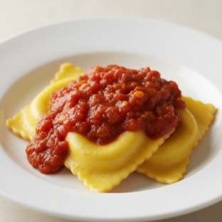Cheese Ravioli With Marinara Sauce